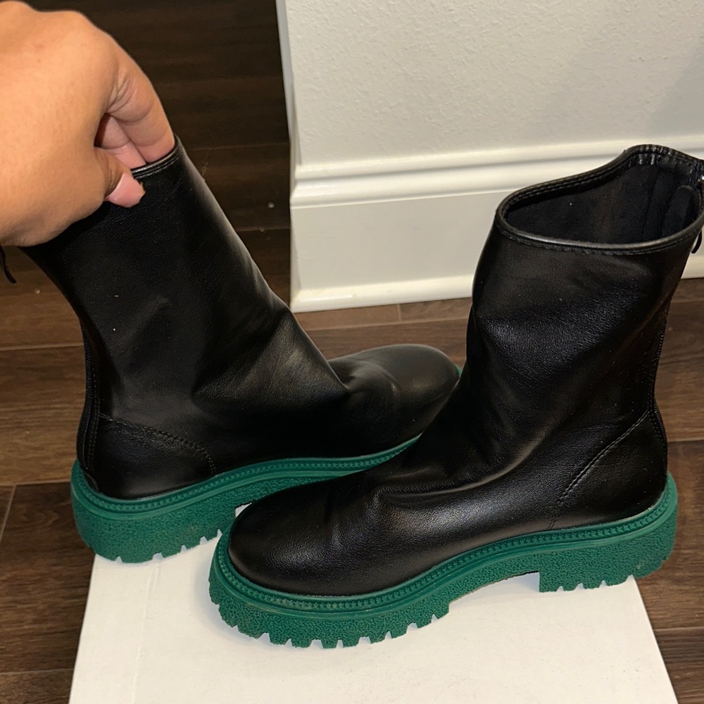 Black Leather Boots